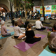 Photo: AP (These people are doing yoga in Barcelona, far from the scene of the South Carolina woman’s bitter disappointment.)